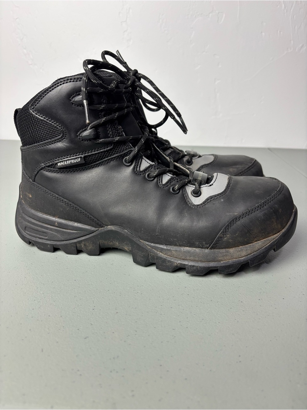 Harley Davidson Men's Benham Safety Motorcycle Boots Black Size 8.5M Men's